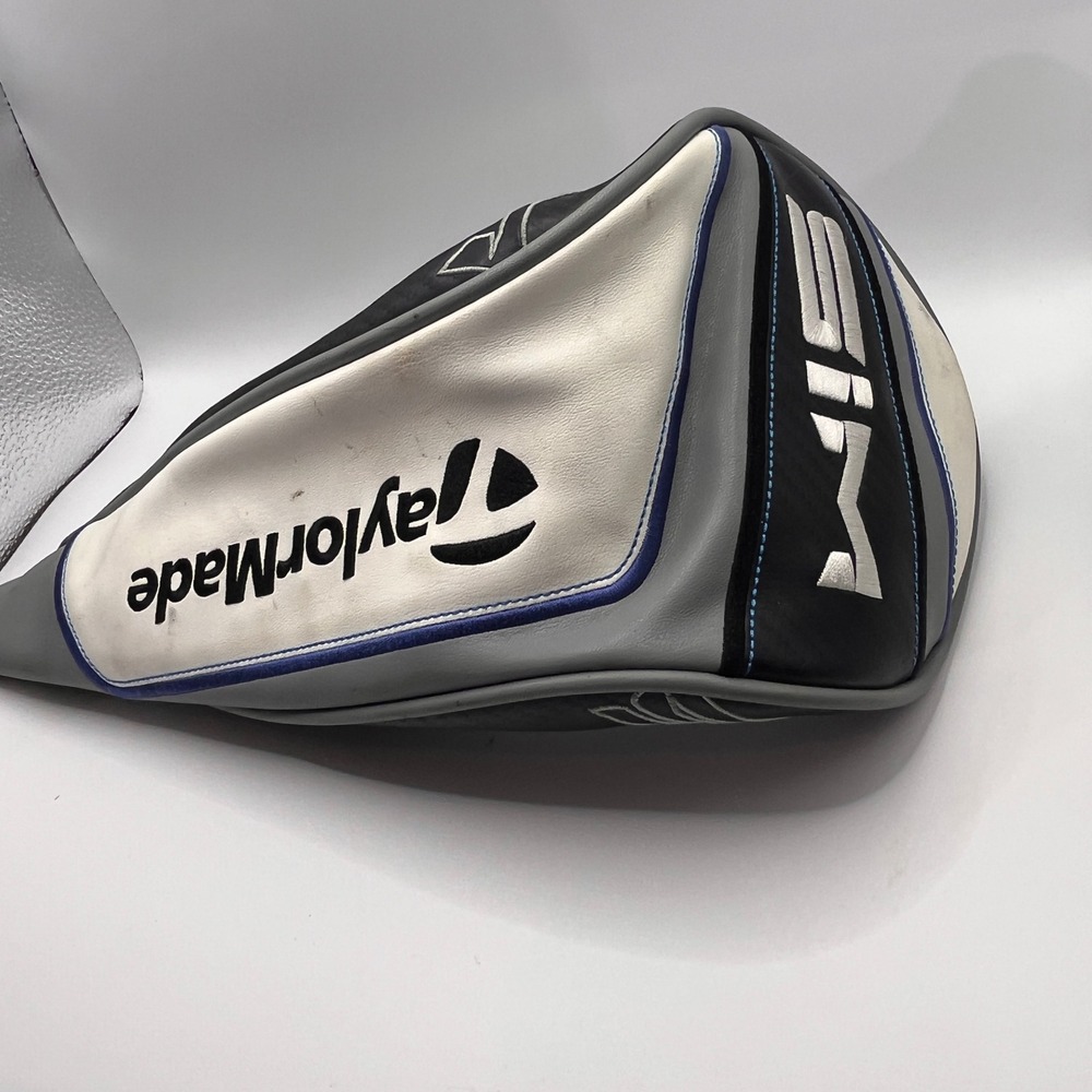 TaylorMade SIM Driver Headcover Black White Grey Blue Embroidered